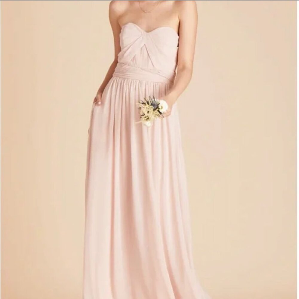 Birdy Grey Grace Convertible Dress, size: small, color: pale blush